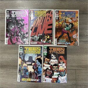 Teen Titans # 23 Metallic Foil Cover #24 #25 #26 #27 DC Universe VG